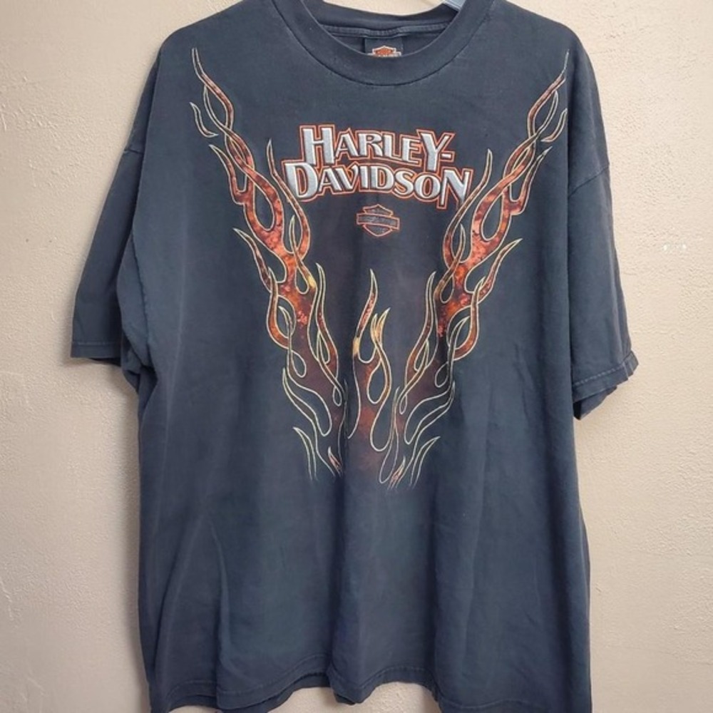 Vintage V Flame‎ 1999 Harley Davidson T-Shirt